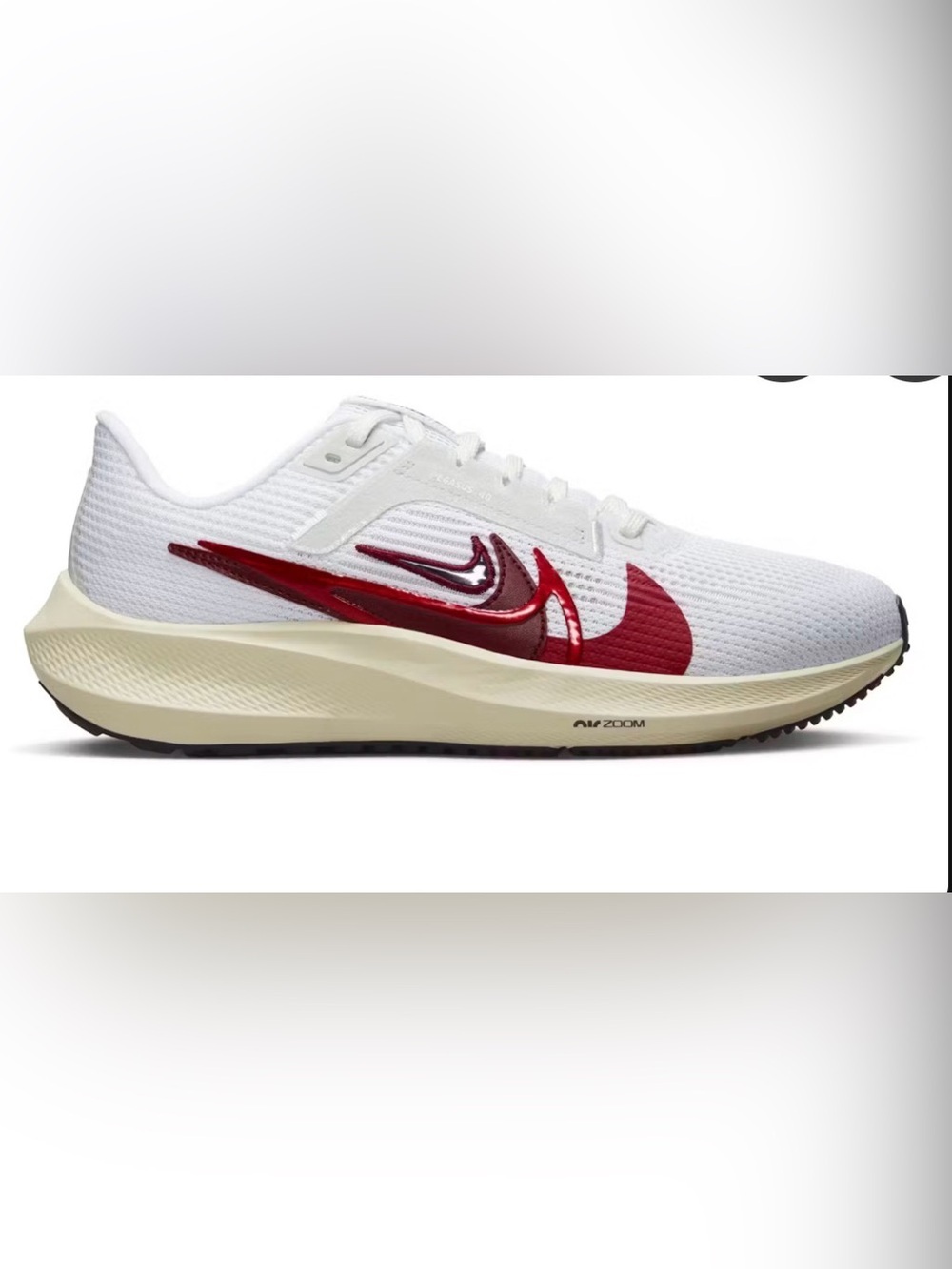 Nike Pegasus 40 Premium in red and white